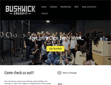 Tablet Screenshot of bushwickcrossfit.com
